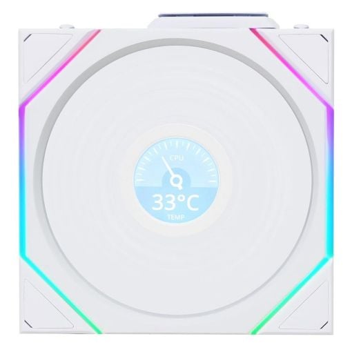 Εικόνα της Case Fan Lian Li UniFan TL Wireless LCD 120 Reverse White G99.12RTLLCD1W1W.00