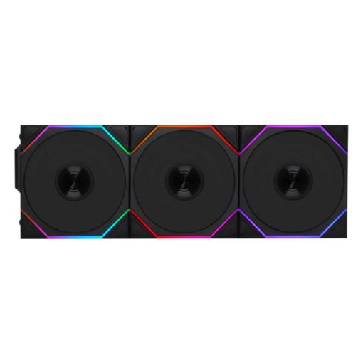 Εικόνα της Case Fan Lian Li UniFan TL Wireless LCD 120 Reverse Black (3-pack with Controller) G99.12RTLLCD1W3B.00