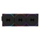 Εικόνα της Case Fan Lian Li UniFan TL Wireless LCD 120 Reverse Black (3-pack with Controller) G99.12RTLLCD1W3B.00