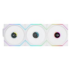 Εικόνα της Case Fan Lian Li UniFan TL Wireless LCD 120 Reverse White (3-pack with Controller) G99.12RTLLCD1W3W.00