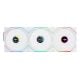 Εικόνα της Case Fan Lian Li UniFan TL Wireless LCD 120 Reverse White (3-pack with Controller) G99.12RTLLCD1W3W.00