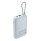 Εικόνα της Xiaomi Power Bank 10000mAh 22.5W με Ενσωματωμένο Καλώδιο Ice Blue BHR9073GL