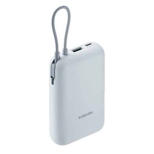 Εικόνα της Xiaomi Power Bank 10000mAh 22.5W με Ενσωματωμένο Καλώδιο Ice Blue BHR9073GL