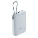 Εικόνα της Xiaomi Power Bank 10000mAh 22.5W με Ενσωματωμένο Καλώδιο Ice Blue BHR9073GL