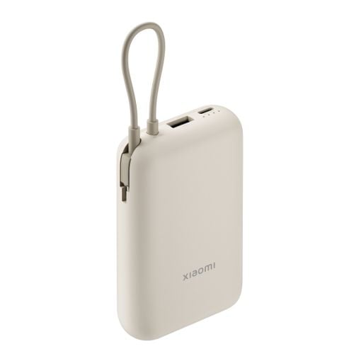 Εικόνα της Xiaomi Power Bank 10000mAh 22.5W με Ενσωματωμένο Καλώδιο Tan BHR9072GL