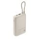 Εικόνα της Xiaomi Power Bank 10000mAh 22.5W με Ενσωματωμένο Καλώδιο Tan BHR9072GL