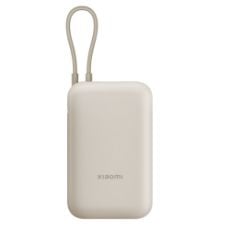 Εικόνα της Xiaomi Power Bank 10000mAh 22.5W με Ενσωματωμένο Καλώδιο Tan BHR9072GL