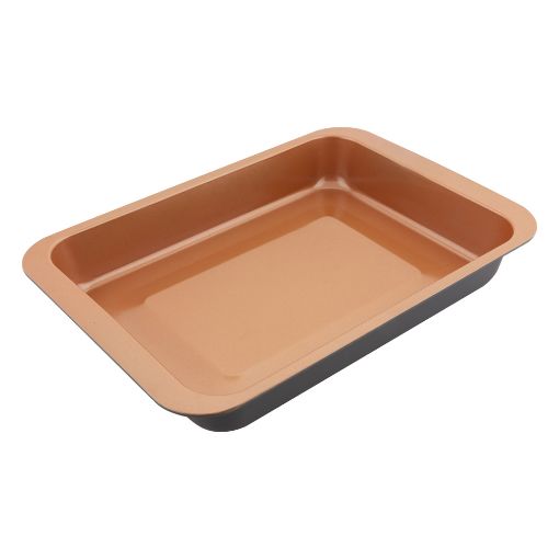 Εικόνα της Ταψί Lamart Copper 42x29x5cm Bronze LT3095