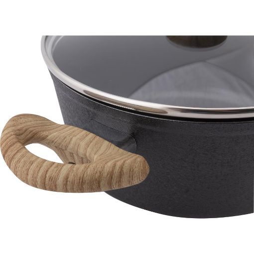 Εικόνα της Κατσαρόλα Lamart Natur 18cm 1,6lt Μαύρο LT1245