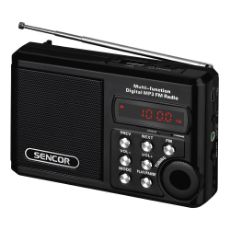 Εικόνα της Φορητό Ραδιόφωνο Sencor 2W Black SRD 215 B
