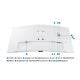 Εικόνα της Οθόνη Samsung ViewFinity S6 S65TC 34" Curved VA Ultra WQHD 100Hz HDR White LS34C650TAUXEN