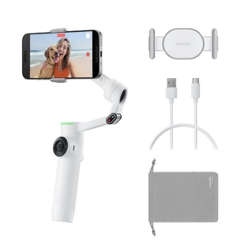 Εικόνα της Smartphone Gimbal Insta360 Flow 2 Pro Type-C Standard Bundle White CINSABQB/Flow201