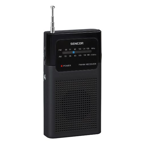 Εικόνα της Φορητό Ραδιόφωνο Sencor 1W Black SRD 1100 B