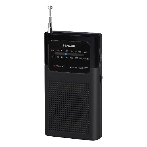 Εικόνα της Φορητό Ραδιόφωνο Sencor 1W Black SRD 1100 B