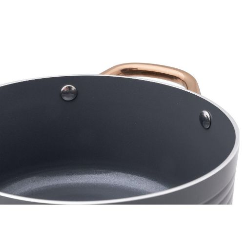 Εικόνα της Κατσαρόλα Lamart Orro 24cm Black/Silver LT1241