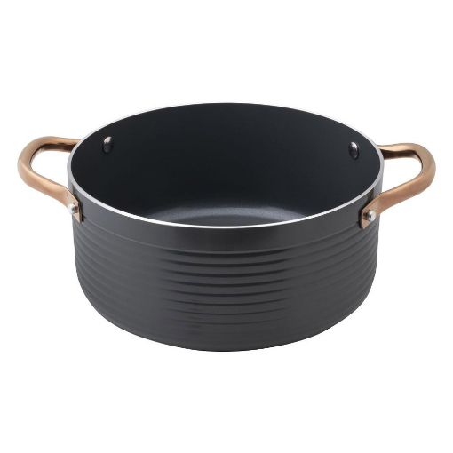 Εικόνα της Κατσαρόλα Lamart Orro 24cm Black/Silver LT1241