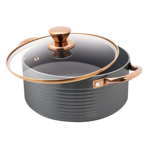 Εικόνα της Κατσαρόλα Lamart Orro 24cm Black/Silver LT1241