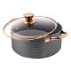 Εικόνα της Κατσαρόλα Lamart Orro 24cm Black/Silver LT1241