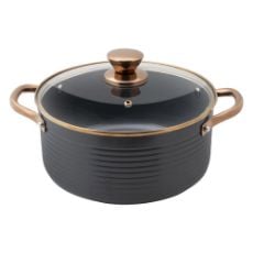 Εικόνα της Κατσαρόλα Lamart Orro 24cm Black/Silver LT1241