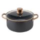 Εικόνα της Κατσαρόλα Lamart Orro 24cm Black/Silver LT1241