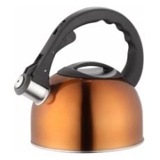 Εικόνα της Τσαγιέρα Ανοξείδωτη Lamart 18cm 2lt Χαλκίνο/Μαύρο LT7003
