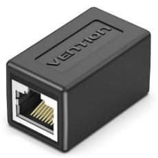 Εικόνα της Vention Shielded Inline Coupler CAT.6 Black IPVB0