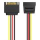 Εικόνα της Vention SATA 15-Pin Power Extension 0.3m Black KDABY