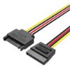 Εικόνα της Vention SATA 15-Pin Power Extension 0.3m Black KDABY