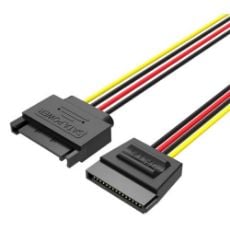 Εικόνα της Vention SATA 15-Pin Power Extension 0.3m Black KDABY