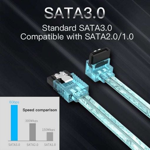 Εικόνα της Vention SATA III Hard Drive Cable 0.5m Blue KDDSD