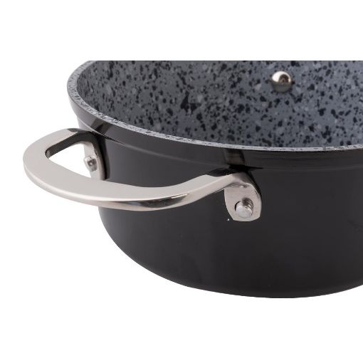 Εικόνα της Κατσαρόλα Lamart Granit 18cm 1,6lt Βlack LT1252