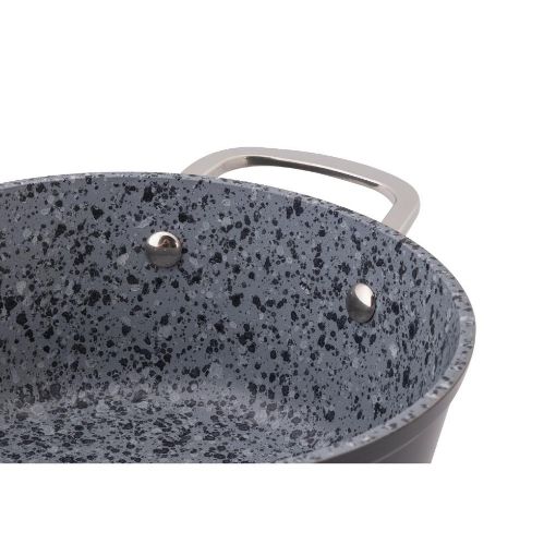 Εικόνα της Κατσαρόλα Lamart Granit 18cm 1,6lt Βlack LT1252