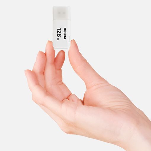 Εικόνα της Kioxia TransMemory U202 USB Flash Drive 64GB White LU202W064GG4