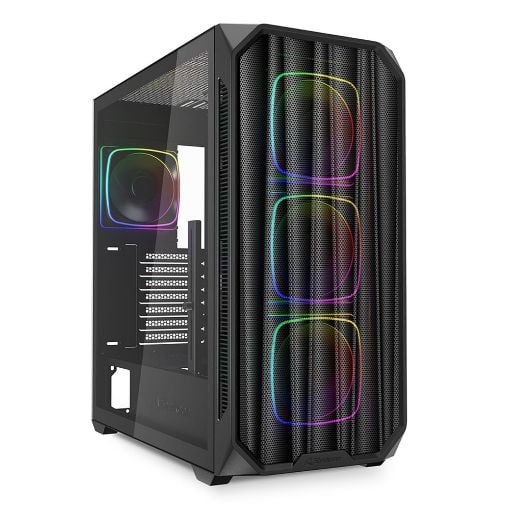 Εικόνα της Sharkoon AK5M RGB Tempered Glass Black