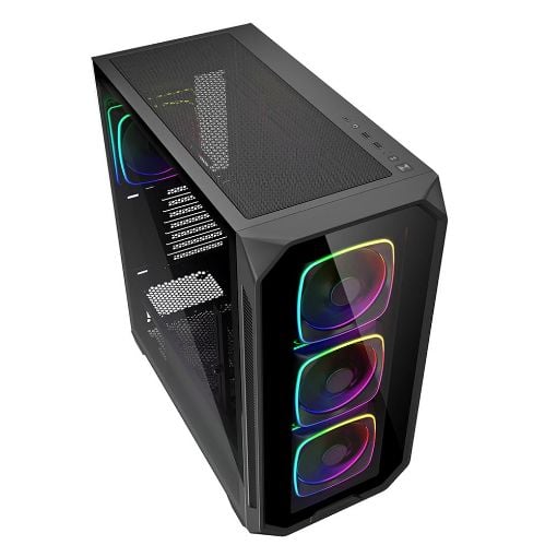 Εικόνα της Sharkoon AK5G RGB Tempered Glass Black