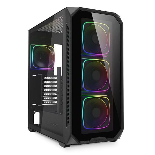 Εικόνα της Sharkoon AK5G RGB Tempered Glass Black