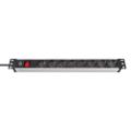 Εικόνα της Πολύπριζο Brennenstuhl Alu-Line 8 Θέσεων για Rack 19" 1U με Διακόπτη 2m Black/Silver 1390007018