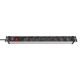 Εικόνα της Πολύπριζο Brennenstuhl Alu-Line 8 Θέσεων για Rack 19" 1U με Διακόπτη 2m Black/Silver 1390007018