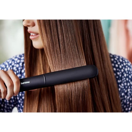 Εικόνα της Ισιωτικό Mαλλιών Philips ThermoProtect Straightener 60W Black BHS375/00