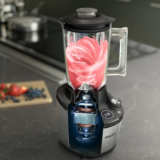 Εικόνα της Μπλέντερ για Smoothies Philips 7000 Series 2lt 1500W Silver HR3760/00