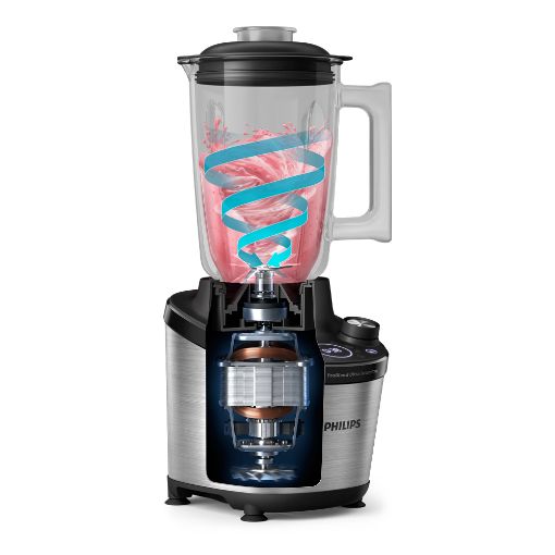 Εικόνα της Μπλέντερ για Smoothies Philips 7000 Series 2lt 1500W Silver HR3760/00