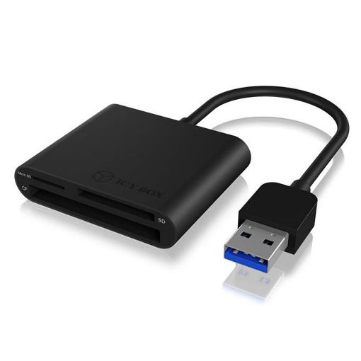 Εικόνα της Card Reader RaidSonic Icy Box USB-A Black IB-CR301-U3