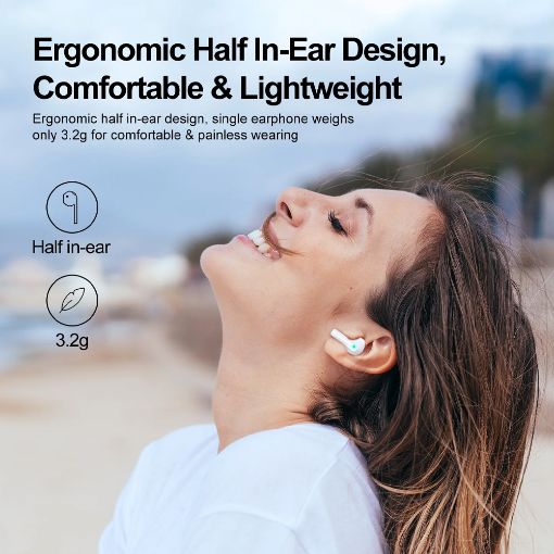 Εικόνα της Handsfree Joyroom Dual-Mic ENC Earphones Black JR-TL11