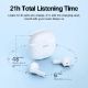 Εικόνα της Handsfree Joyroom Dual-Mic ENC Earphones Black JR-TL11