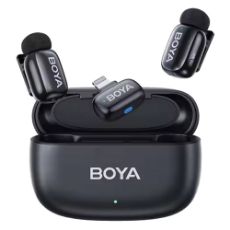 Εικόνα της Boya Mini Lightning 2mics & Charging Box Black