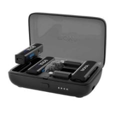 Εικόνα της Boya Boyalink V2 USB-C/ Lightning/ 3.5mm TRS & Charging Case Black