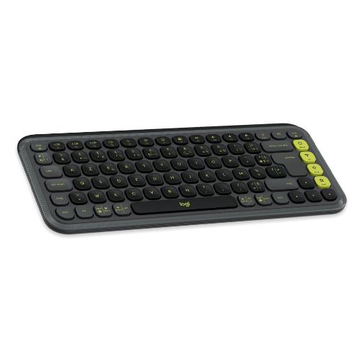 Εικόνα της Πληκτρολόγιο Logitech Pop Icon Keys Bluetooth Graphite/Green 920-013071