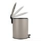 Εικόνα της Καλαθάκι Μπάνιου Estia Classic Μεταλλικό Soft Close 5lt Matte Taupe 02-5580