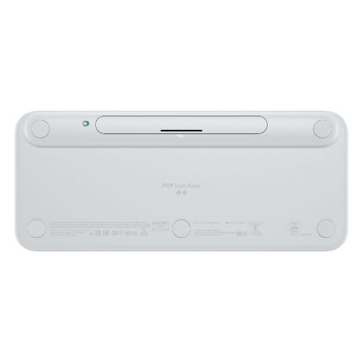 Εικόνα της Πληκτρολόγιο Logitech Pop Icon Keys Bluetooth Off White/Orange 920-013072