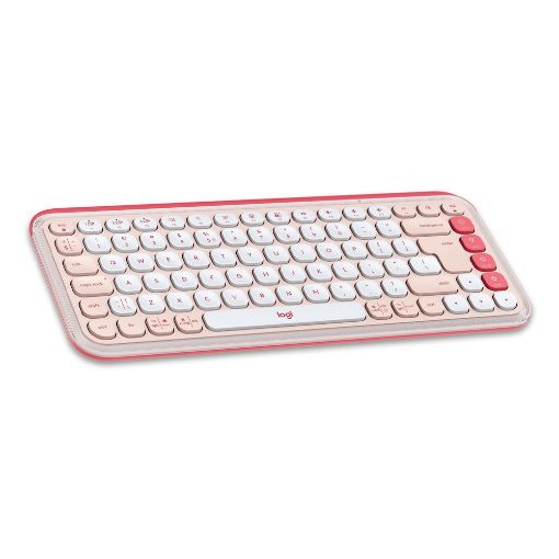 Εικόνα της Πληκτρολόγιο Logitech Pop Icon Keys Bluetooth Rose/Off White 920-013073